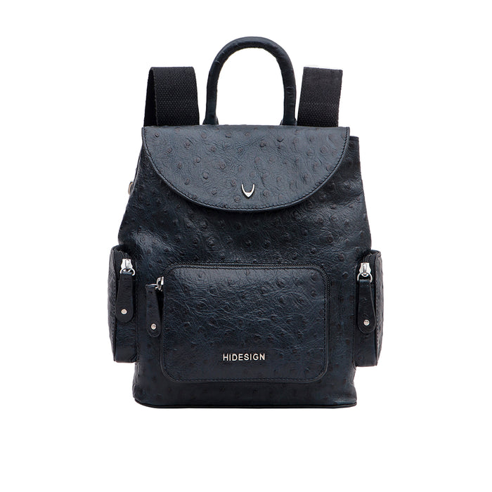 Gatwick-03 Blue Leather Backpack