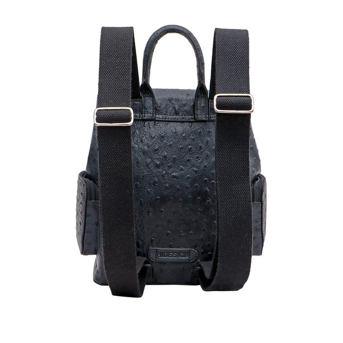 Gatwick-03 Blue Leather Backpack