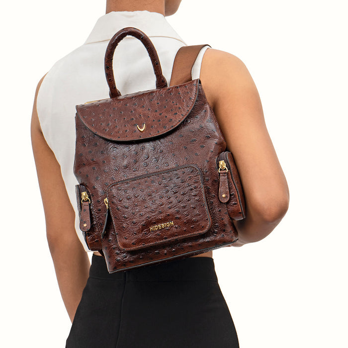 Gatwick-03 Brown Leather Backpack