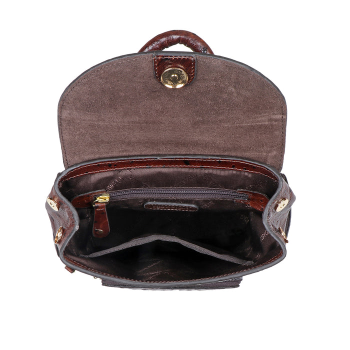 Gatwick-03 Brown Leather Backpack