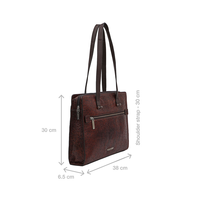Gatwick-04 Brown Leather Laptop Bag