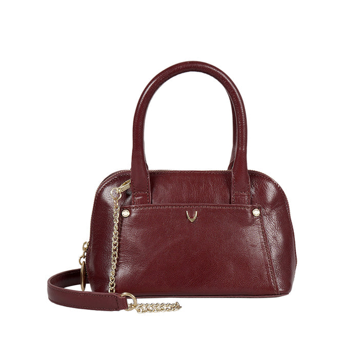 Geisha 01 Marsala Leather Sling Bag