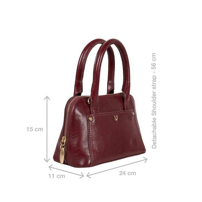 Geisha 01 Marsala Leather Sling Bag