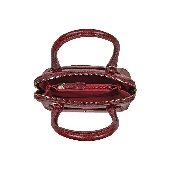 Geisha 01 Marsala Leather Sling Bag