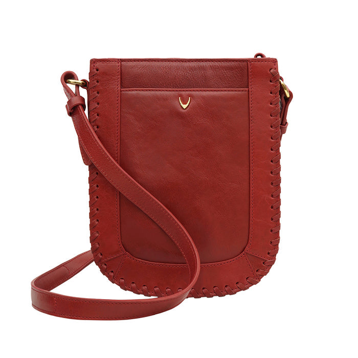 Geisha 03 Red Leather Sling Bag
