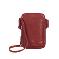 Geisha W1 Red Leather Sling Wallet