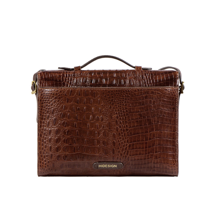 Gigi 02 Brown Leather Shoulder Bag