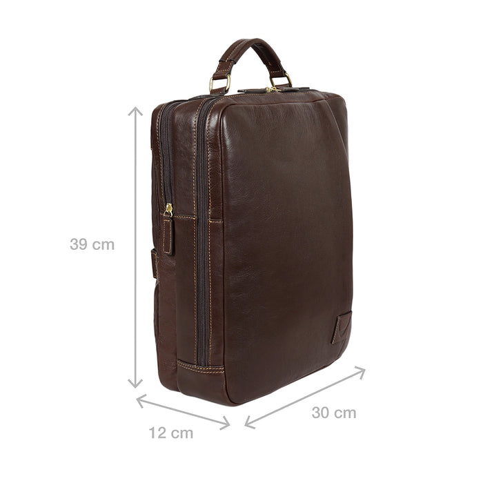 Gitano 02 Brown Leather  Backpack