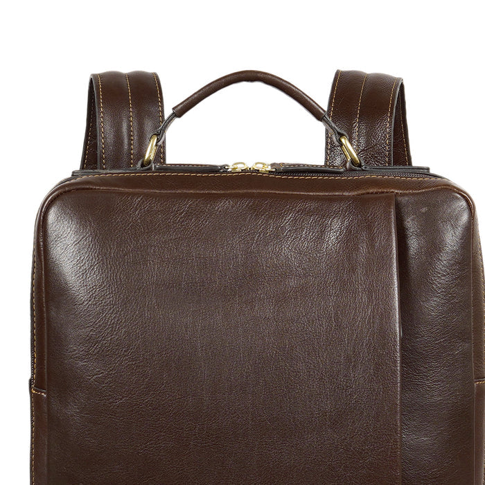 Gitano 02 Brown Leather  Backpack