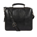 Gitano 03 Black Leather  Briefcase