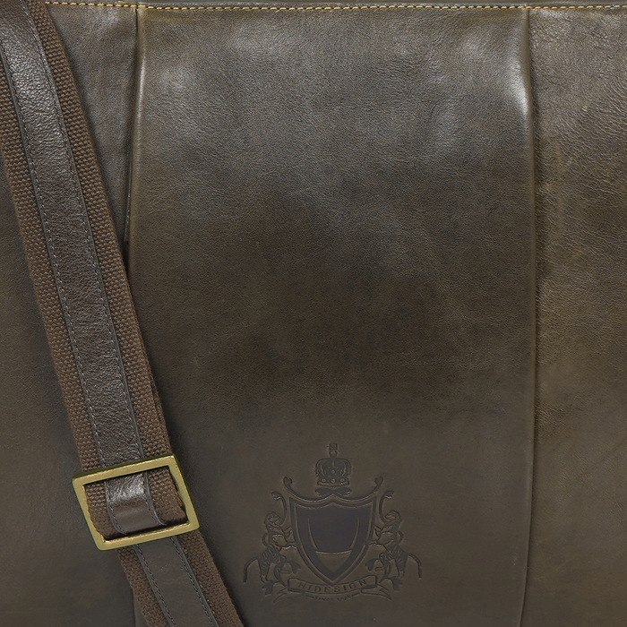 Gitano 03 Green Leather  Briefcase