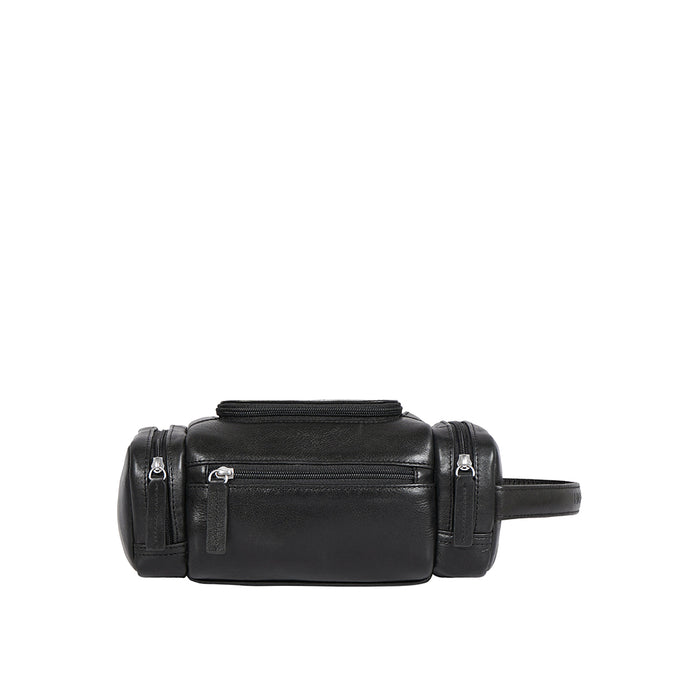 Gitano W1 Black Leather Wash Bag