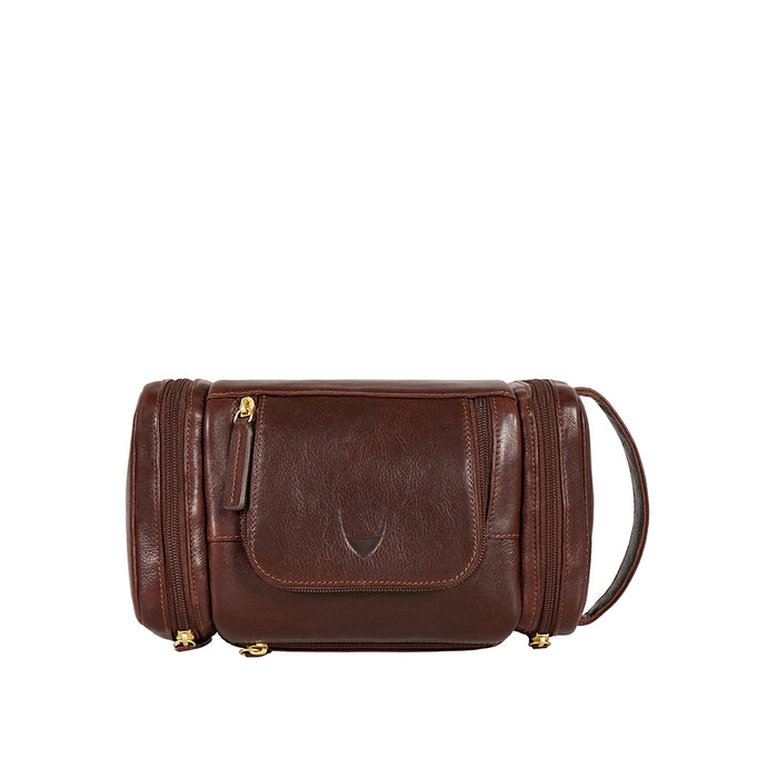 Gitano W1 Tan Leather Wash Bag