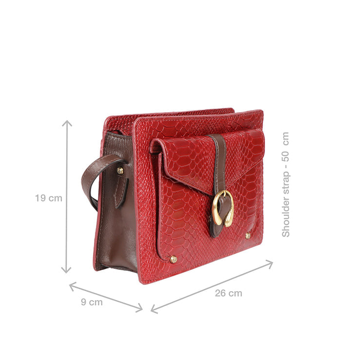 Glendale Marsala Leather Sling Bag