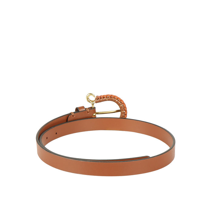 Gogo Women's Tan Non Reversible Leather Belt