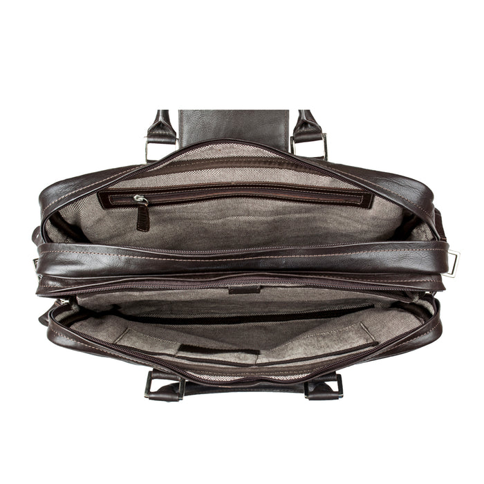Golf 02 Brown Leather  Briefcase