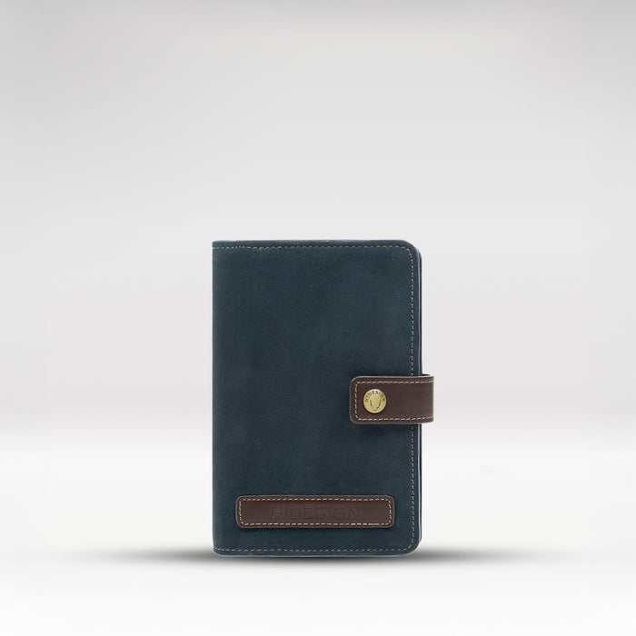 Governor Blue Leather Folio
