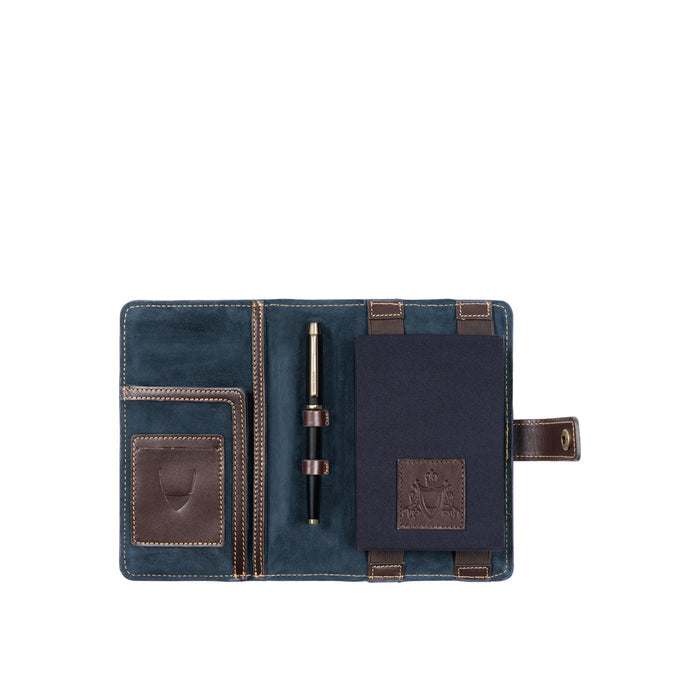 Governor Blue Leather Folio