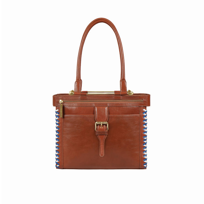 Gracie 01 Brown Leather Shoulder Bag