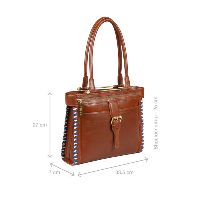Gracie 01 Brown Leather Shoulder Bag