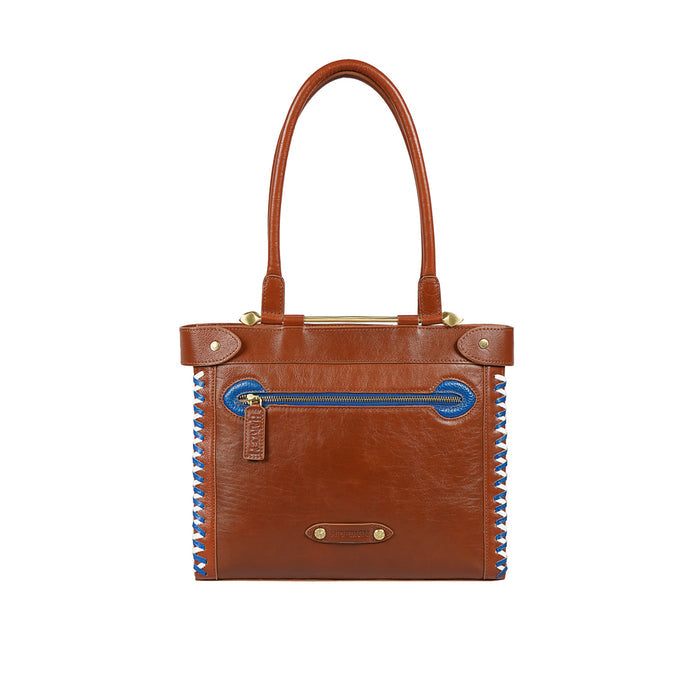 Gracie 01 Brown Leather Shoulder Bag