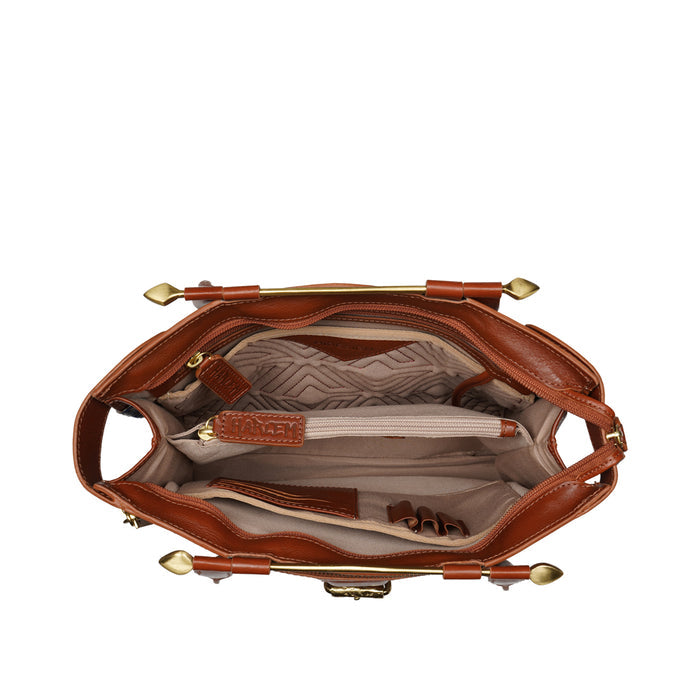 Gracie 01 Brown Leather Shoulder Bag