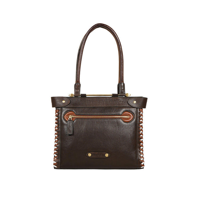 Gracie 01 Green Leather Shoulder Bag