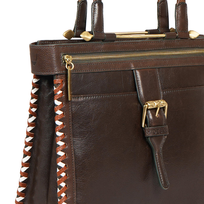 Gracie 01 Green Leather Shoulder Bag