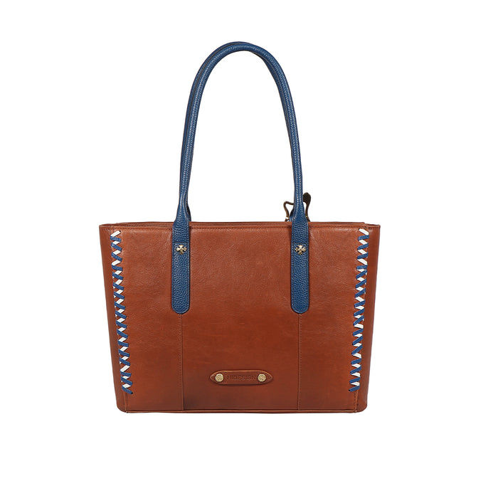 Gracie 02 Brown Leather Tote Bag