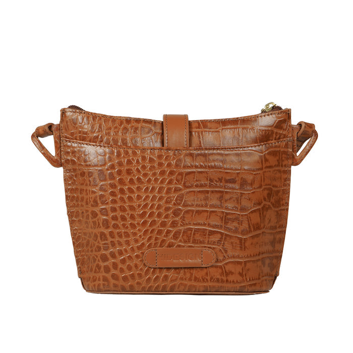 Grateau Tan Leather Sling Bag