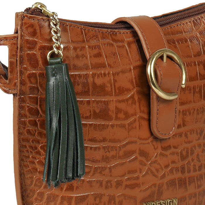 Grateau Tan Leather Sling Bag