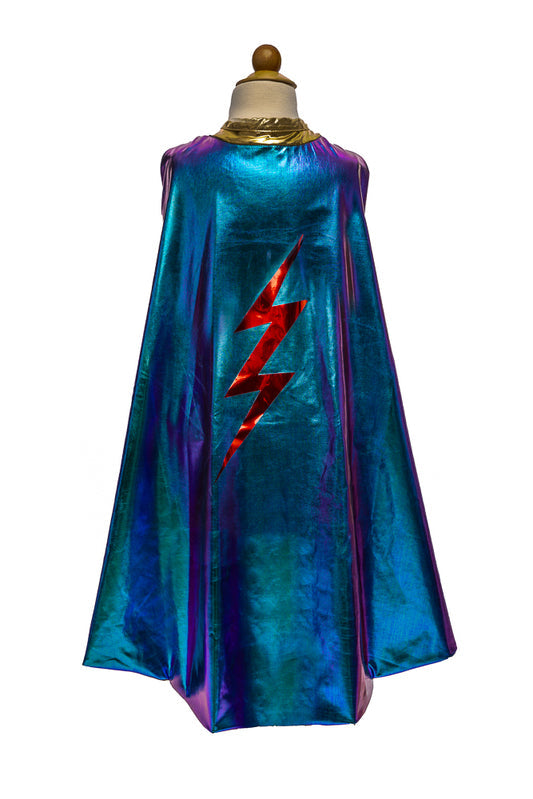 Great Pretenders - Blue Lightning Cape Size 5-6