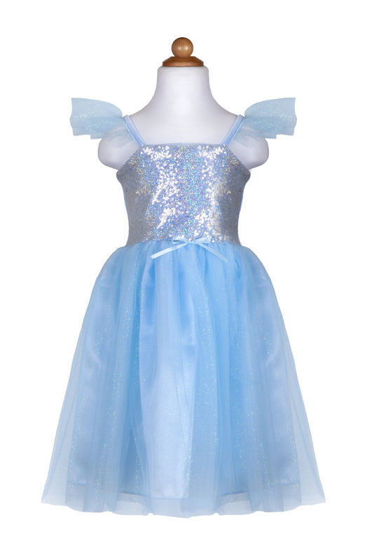 Great Pretenders - Blue Sequins Princess Dress - Size 3-4