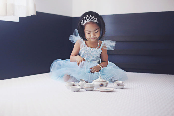 Great Pretenders - Blue Sequins Princess Dress - Size 3-4