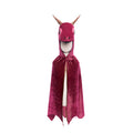 Great Pretenders - Burgundy & Copper Starry Night Dragon Cape Size 5-6