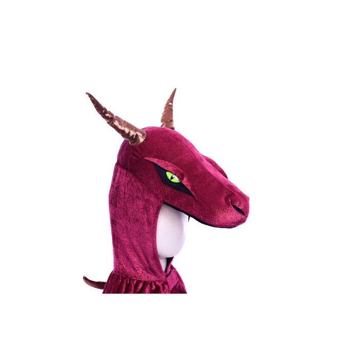 Great Pretenders - Burgundy & Copper Starry Night Dragon Cape Size 5-6