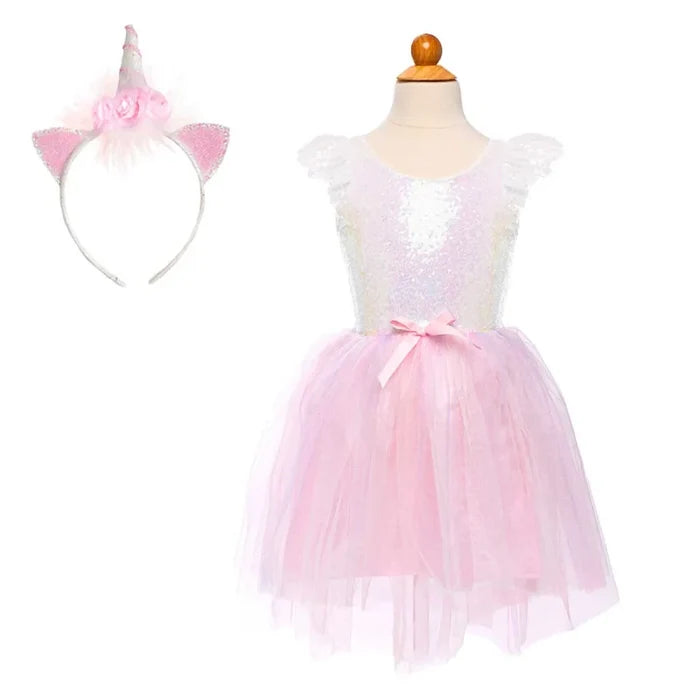 Great Pretenders - Dreamy Unicorn Dress Size 5-6