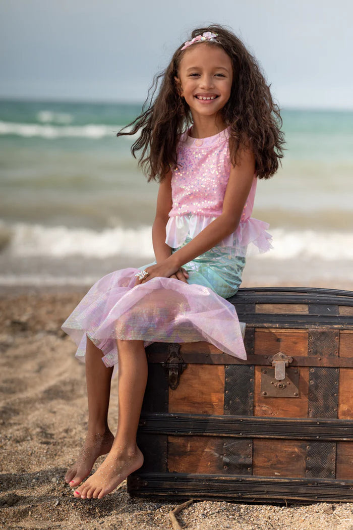 Great Pretenders - Pink Misty Mermaid Dress Size 3-4