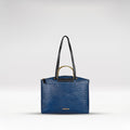 Greta 01 Blue Leather Shoulder Bag