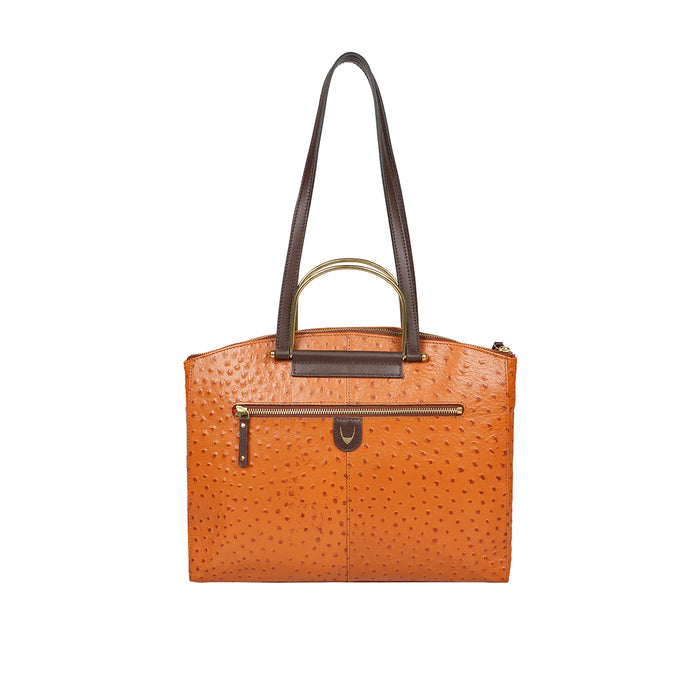 Greta 01 Tan Leather Shoulder Bag