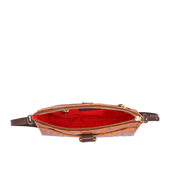 Greta 02 Tan Leather Sling Bag