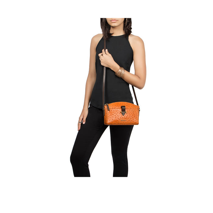 Greta 02 Tan Leather Sling Bag