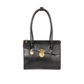 Growth - 03 Black Leather Shoulder Bag