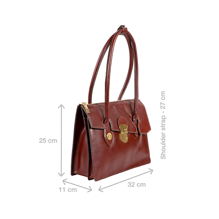 Growth - 03 Brown Leather Shoulder Bag