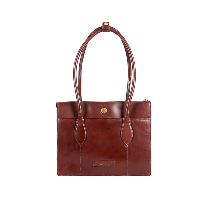 Growth - 03 Brown Leather Shoulder Bag