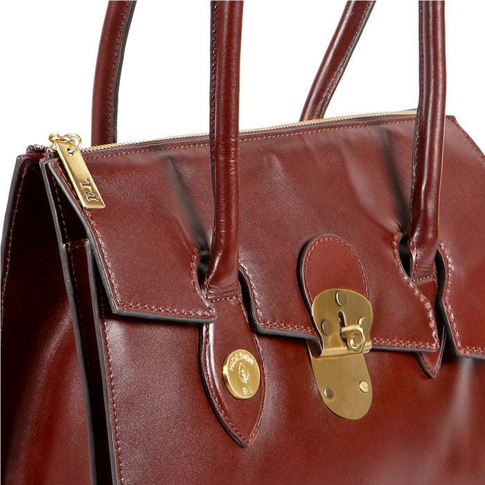 Growth - 03 Brown Leather Shoulder Bag