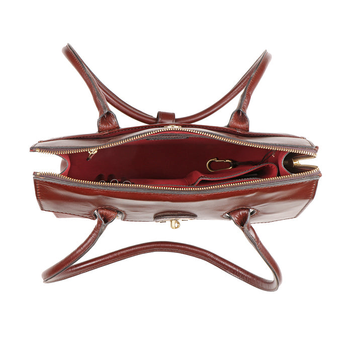 Growth - 03 Brown Leather Shoulder Bag