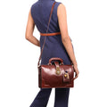Growth - 04 Brown Leather Shoulder Bag