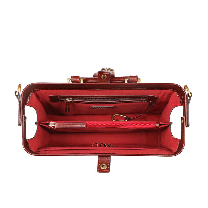 Growth - 04 Brown Leather Shoulder Bag