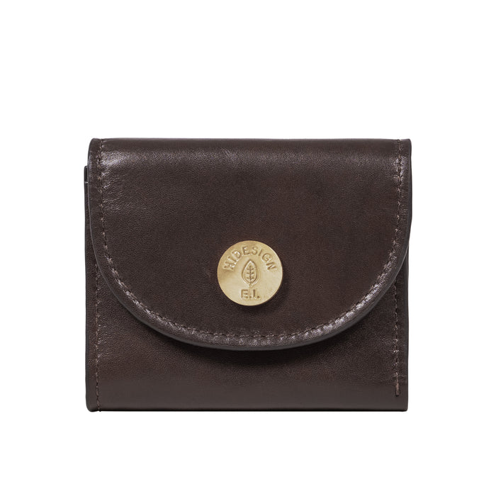 Growth - W1 Brown Leather Trifold Wallet